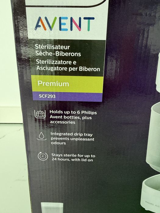 Philips Avent Esterilizador Elétrico com Função Secagem - SCF293/00 novo