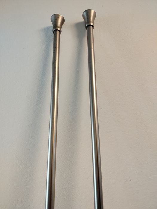 Karnisz podwójny ze wspornikami 200cm + żabki 40 szt