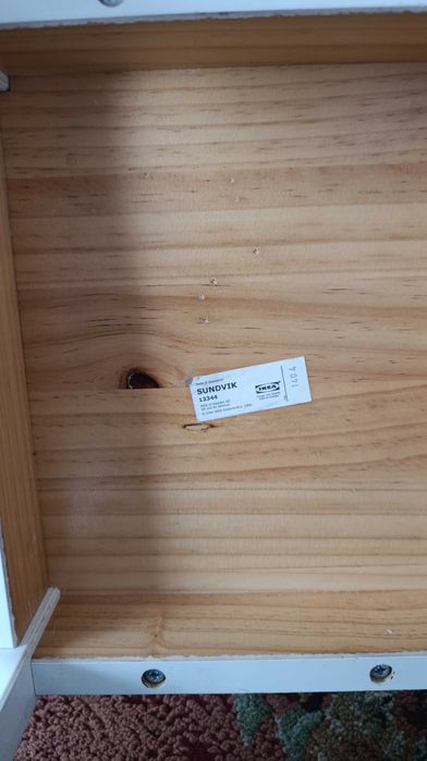 Drewniany stolik plus krzesło Ikea Kritter