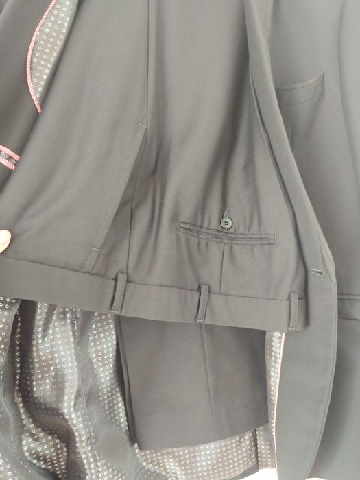 Garnitur męski Dastan czarny xl