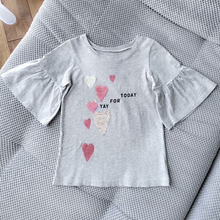 Футболка з паєтками, кофточка, туніка carter's на 7р.