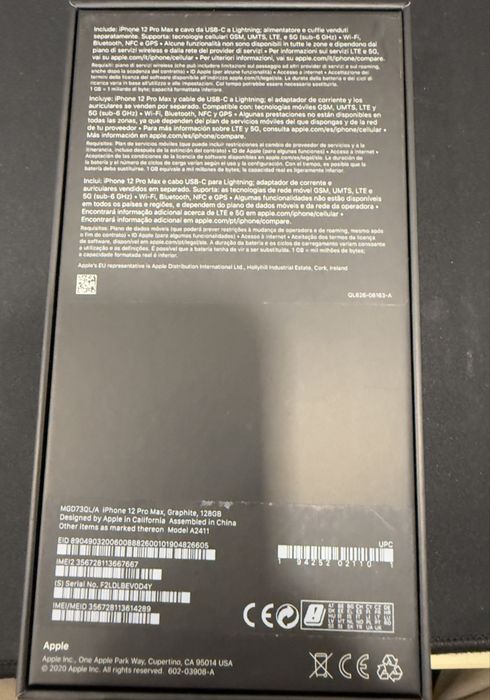 Iphone 12 pro max 128gb