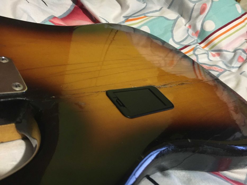 Бас гитара Squier Bullet Bass 1984 Japan (SQ serial)