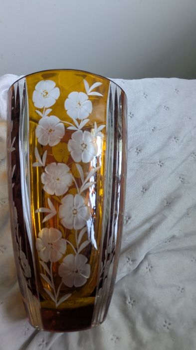 Kryształ Julia Wazon kolor wys. Ok23cm