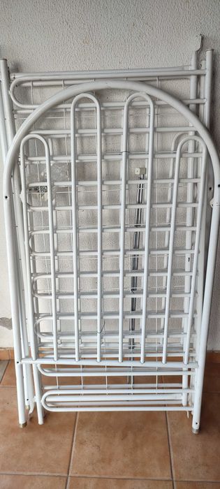 Cama criança ferro lacado branco