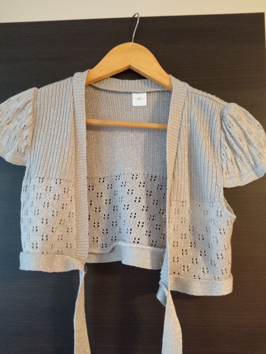 Bolerko ze srebrną nitką