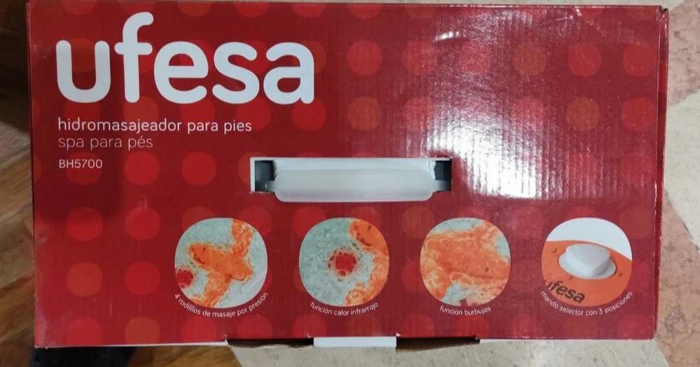 Ufesa, hidromassagem de pés