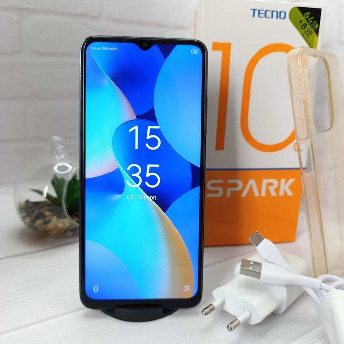 Продам телефон Tecno Spark 10C 4+4/64Gb NFC в гарному стані