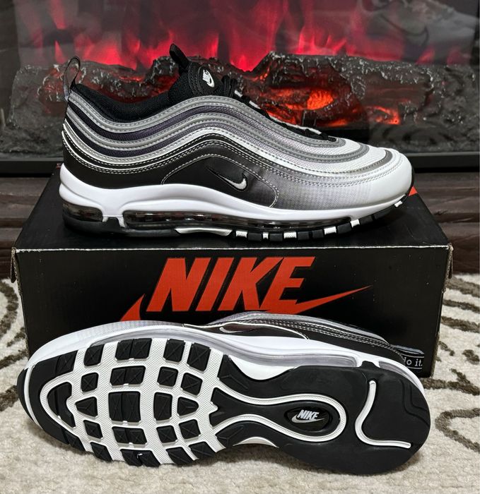 Кросівки Nike Air Max 97 Black & White reflective (41-45р)