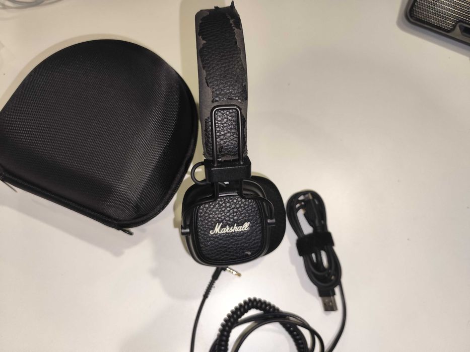 Auscultadores Bluetooth Marshall Major III Preto