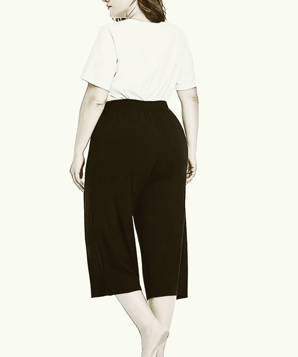 Капри 56 раз. + Яркие шорты из тонкой плотной ткани с широкой резинкой