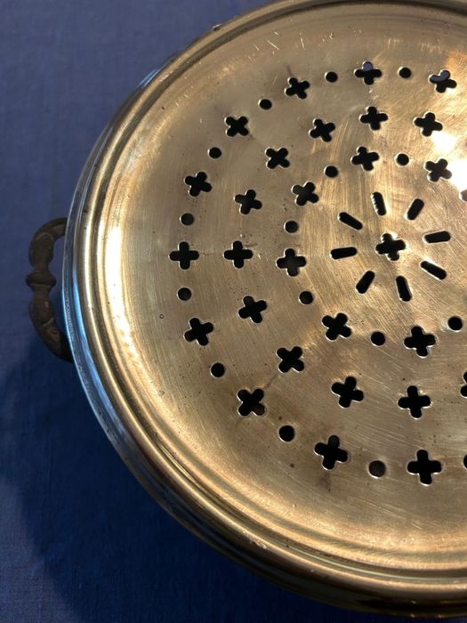 Rechaud antigo em liga de cobre