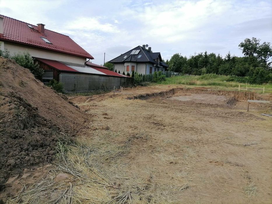 Usługi koparko-ładowarką, wykopy, szamba, załadunek, wyburzenia,