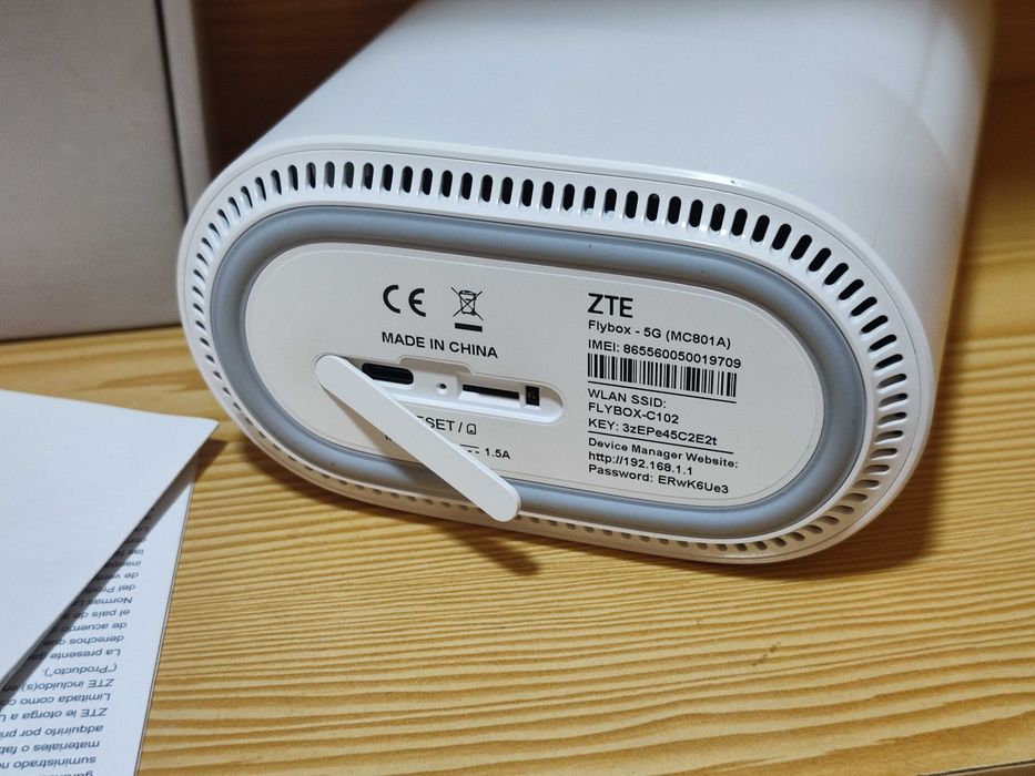 ZTE 5G MC801A Wi-Fi 6, 2x ts9 Roteador SIM Router