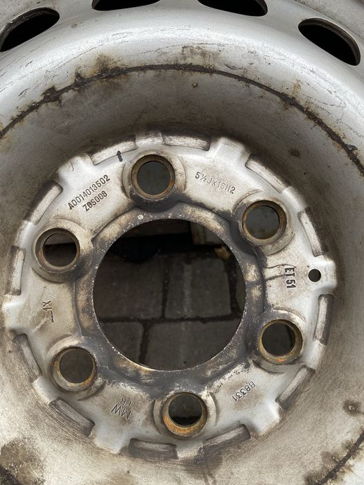 Диски залізні R16 Mercedes Sprinter VW Crafter 6x130 ET51