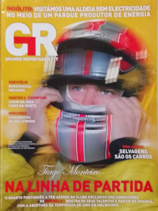 Revista Grande Reportagem - 217 "Tiago Monteiro"