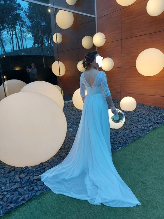 Vestido de noiva usado uma vez