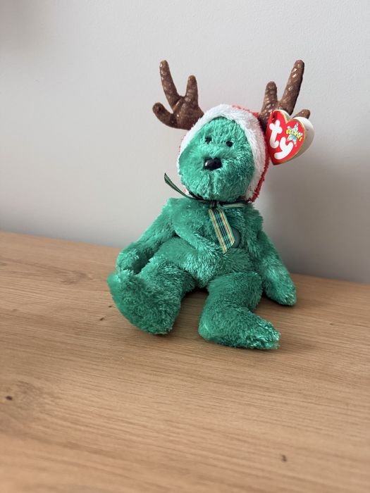 Pluszowy miś Jingle Beanie „2002 Holiday Teddy”