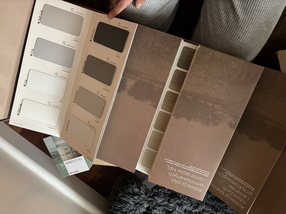 Pfleiderer Woodeco wzorniki próbki box