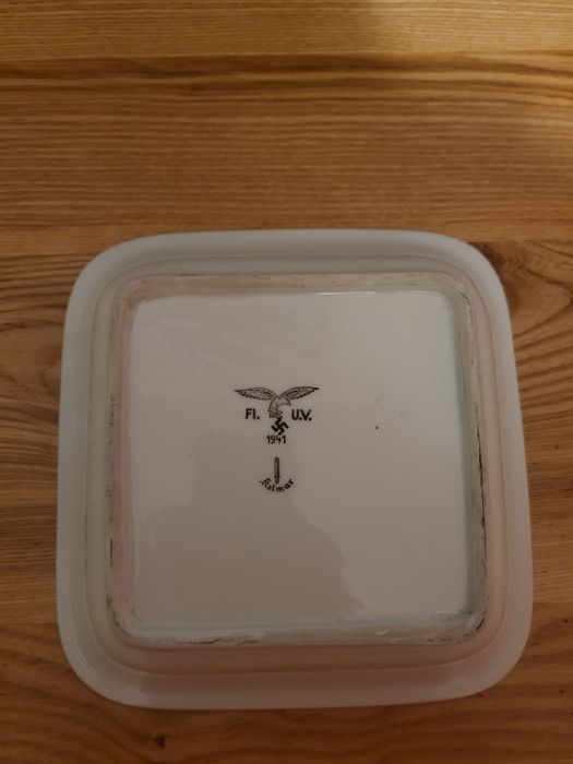Kolekcjonerski porcelanowy polmisek Luftwaffe