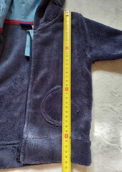 Ciepła bluza chłopięca r.74/80 z uszkami
