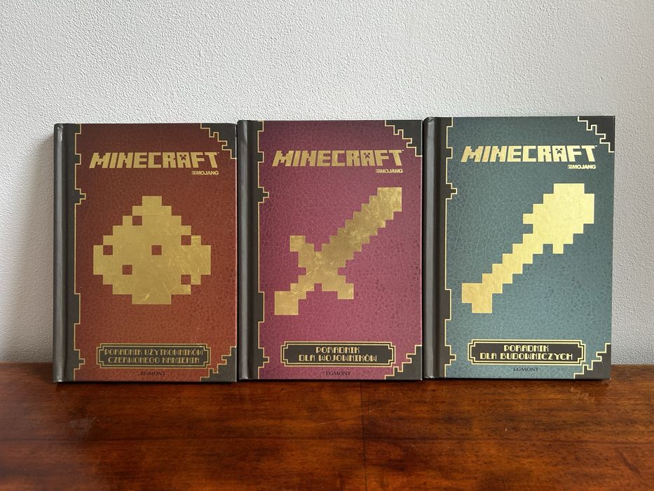 Ksiązki minecraft z seri porandnik dla + 3 gazetki crafter