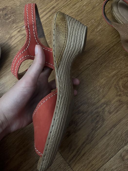 Босоніжки червоні jenny by ara