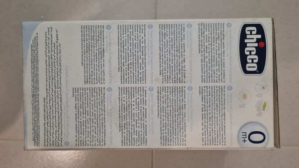 Termo chicco como novo