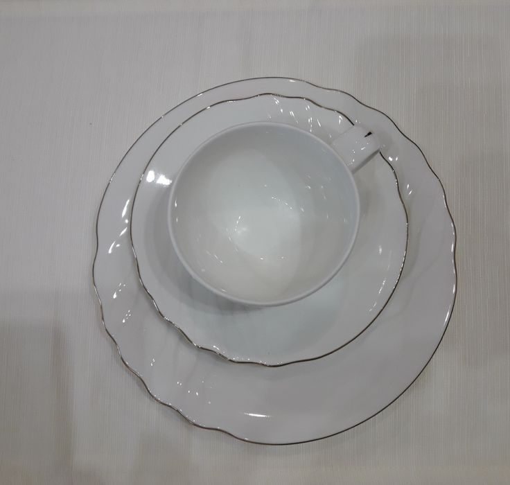 Garnitur do kawy 12/27 Aloha-FBC 23011 ecru porcelana KAROLINA