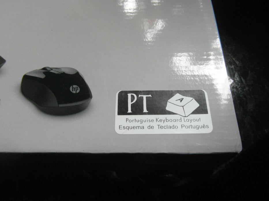 Teclado com rato sem fios HP