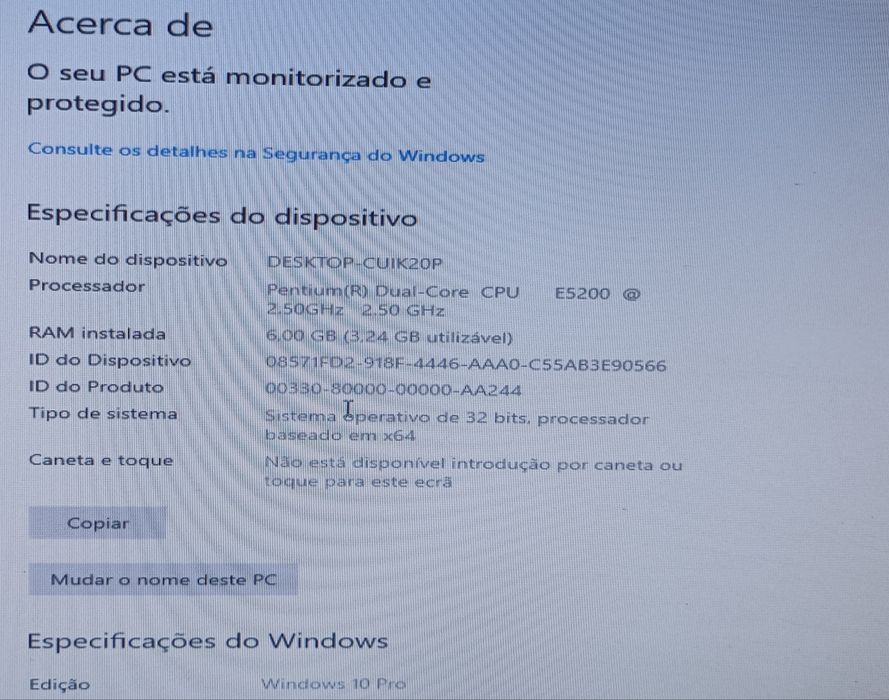 Computador torre desktop