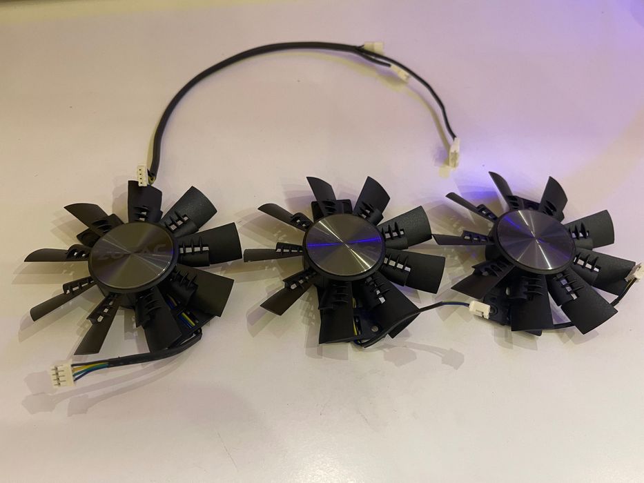Кулеры вентиляторы Zotac GTX 1070 1070ti 1080 GA92S2U 87мм комплект 3ш