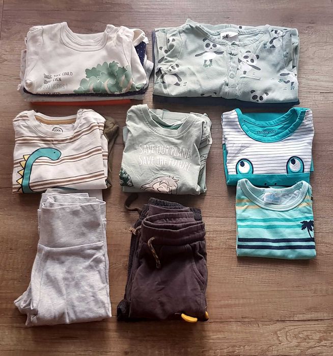 Duża paka ubrań r. 80 (chłopiec) 2