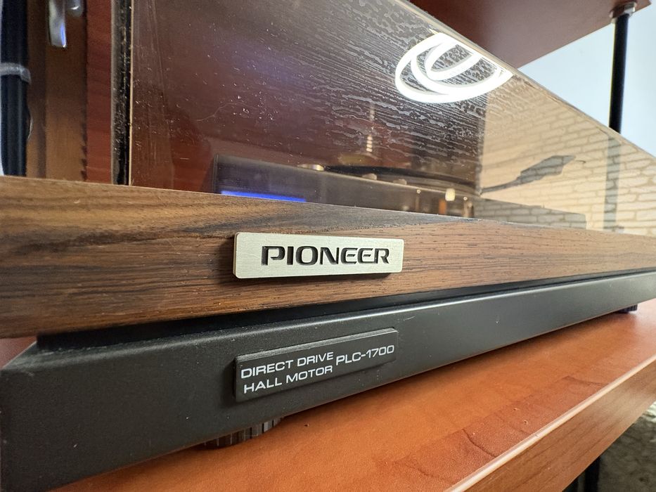 Gramofon Pioneer PLC-1700 Direct Drive, Hall Motor,+ wkładka AT-VM95EN
