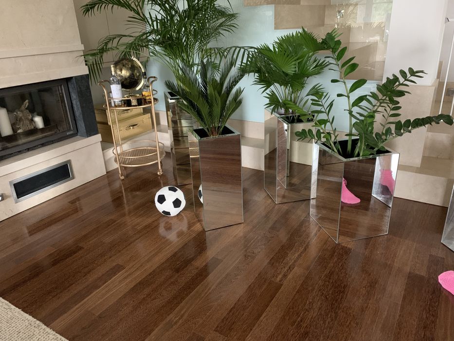 doniczka lustrzana glamour na wymiar cała Polska szkło labocel osłonka