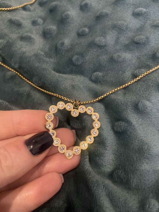 Łancuszek damski z sercem