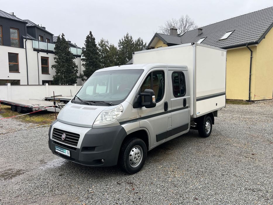 Fiat Ducato 4x4 Podwozie Załogowe 7os. Doka Kontener 2.3 130KM Webasto HAK Salon PL 4x4  Pierwszy właściciel, Serwisowany, FV Vat 23%
