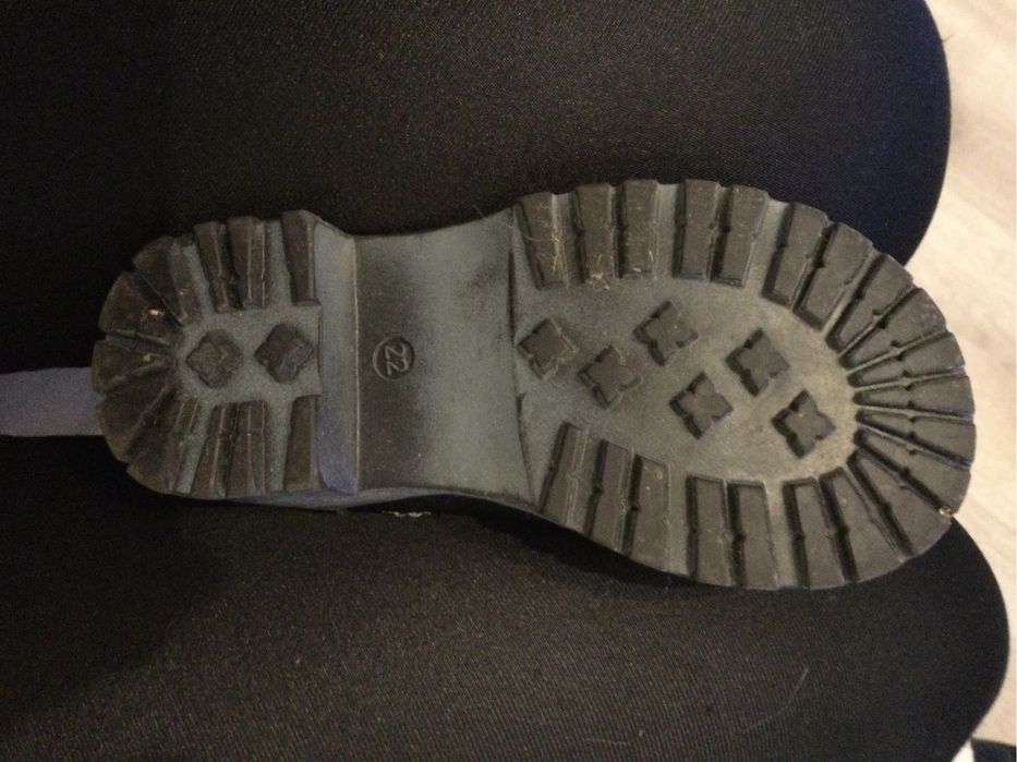 Botas em pele criança