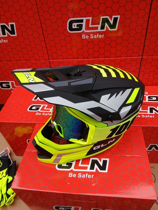 Мотошолом кросовий  шлем кроссовый  шолом для ендуро