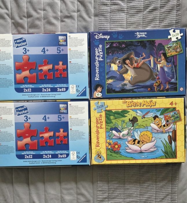 Zestaw puzzle 4+
