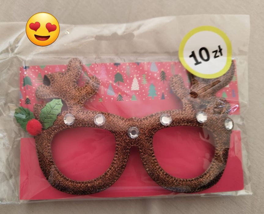 Okulary przebranie karnawałowe świąteczne okolicznościowe