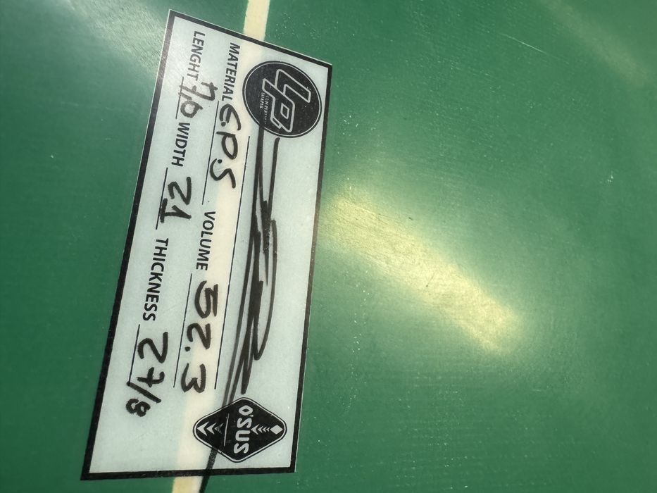 Promoçāo Funboard, Malibu style 7’0” EPS, tri fin nova 0 Km