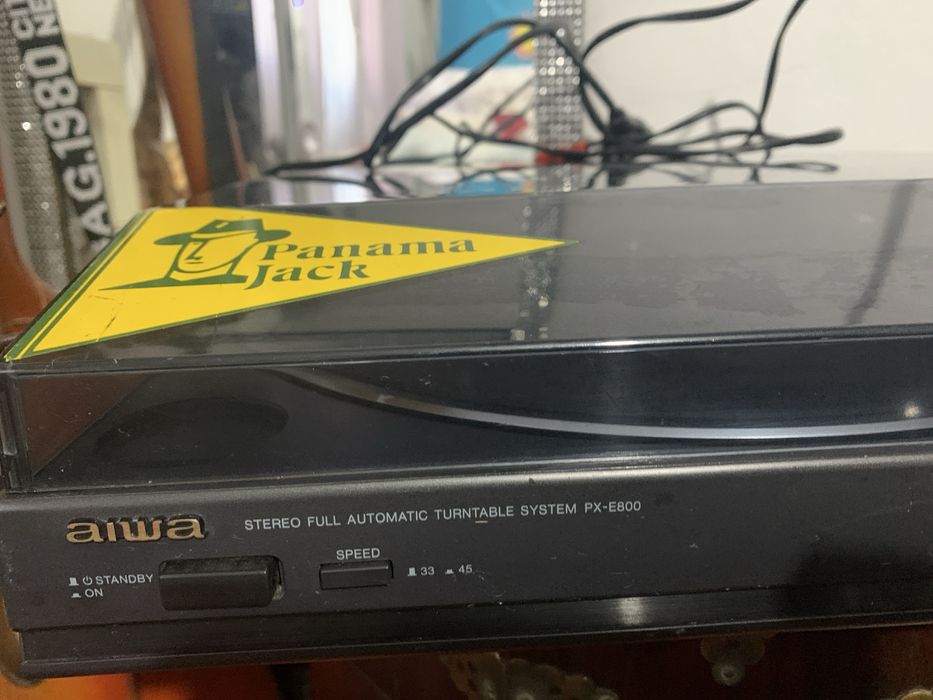 Record player: AIWA stereo full automatic turntable system PX-E80064284428154115121