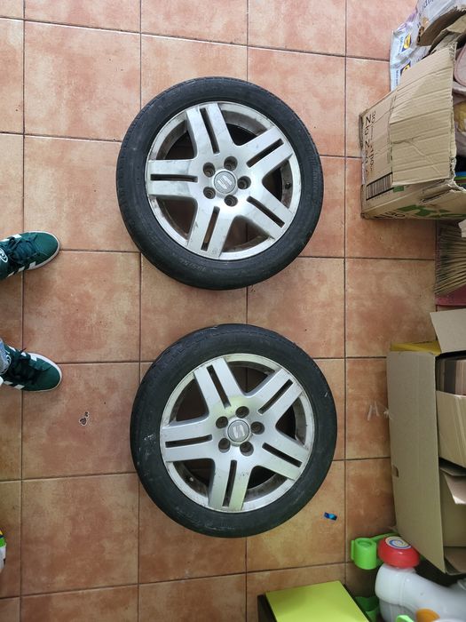 Vendo Vendo par de jantes + molas SEAT IBIZA