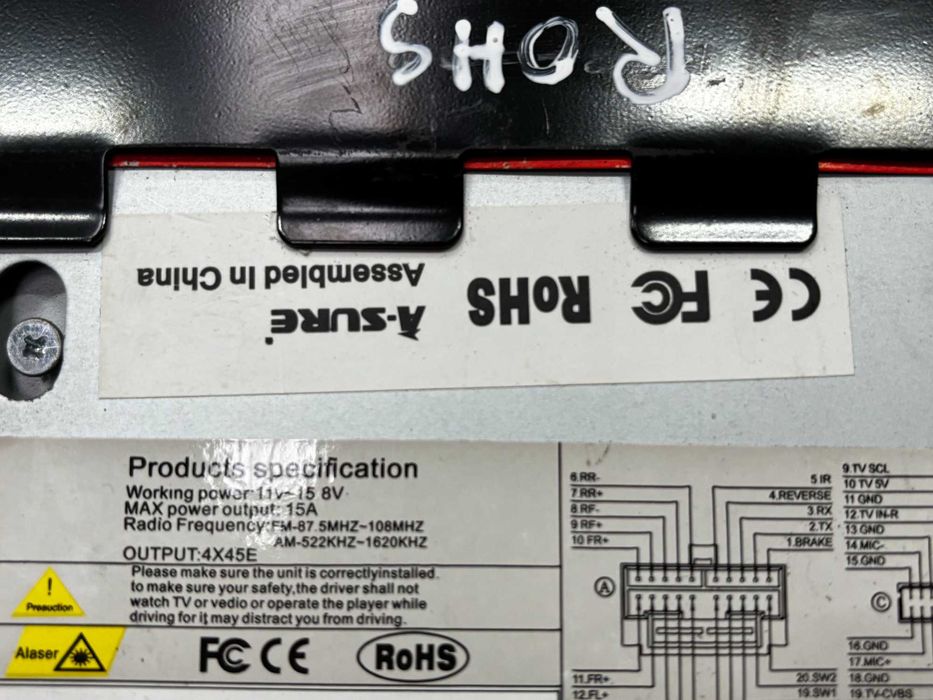 Radio samochodowe Rohs