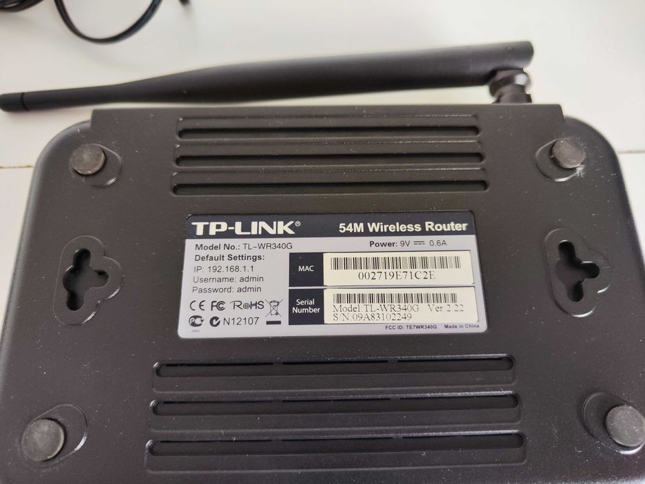 Router TP-LINK TL-WR340G