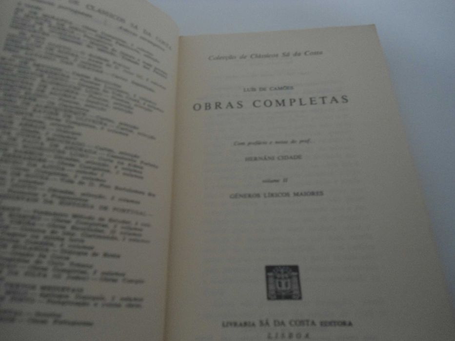 Obras Completas de Luís de Camões