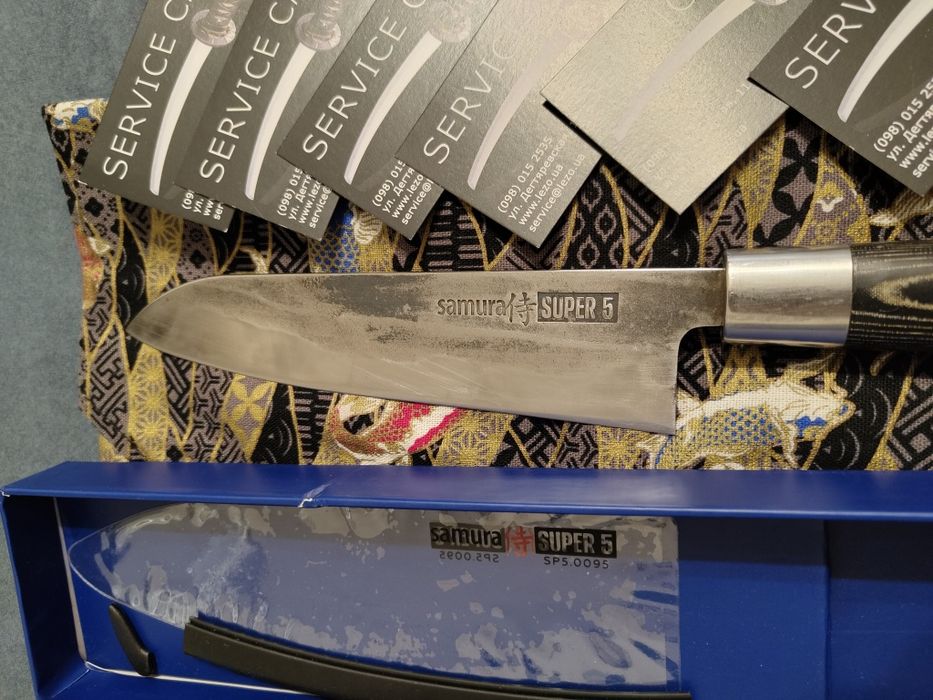 Ніж кухоний Сантоку 182мм Samura Super 5 Santoku (SP5-0095)
