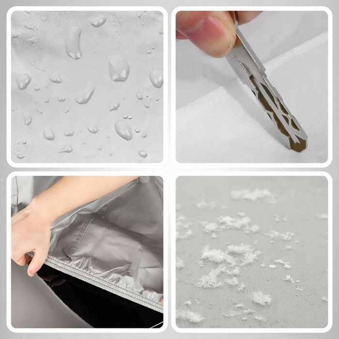 Pokrowiec Na Samochód Wodoodporny Plandeka Na Auto Xxl 540cm Zimowy fv