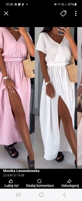 Nowa sukienka muslinowa